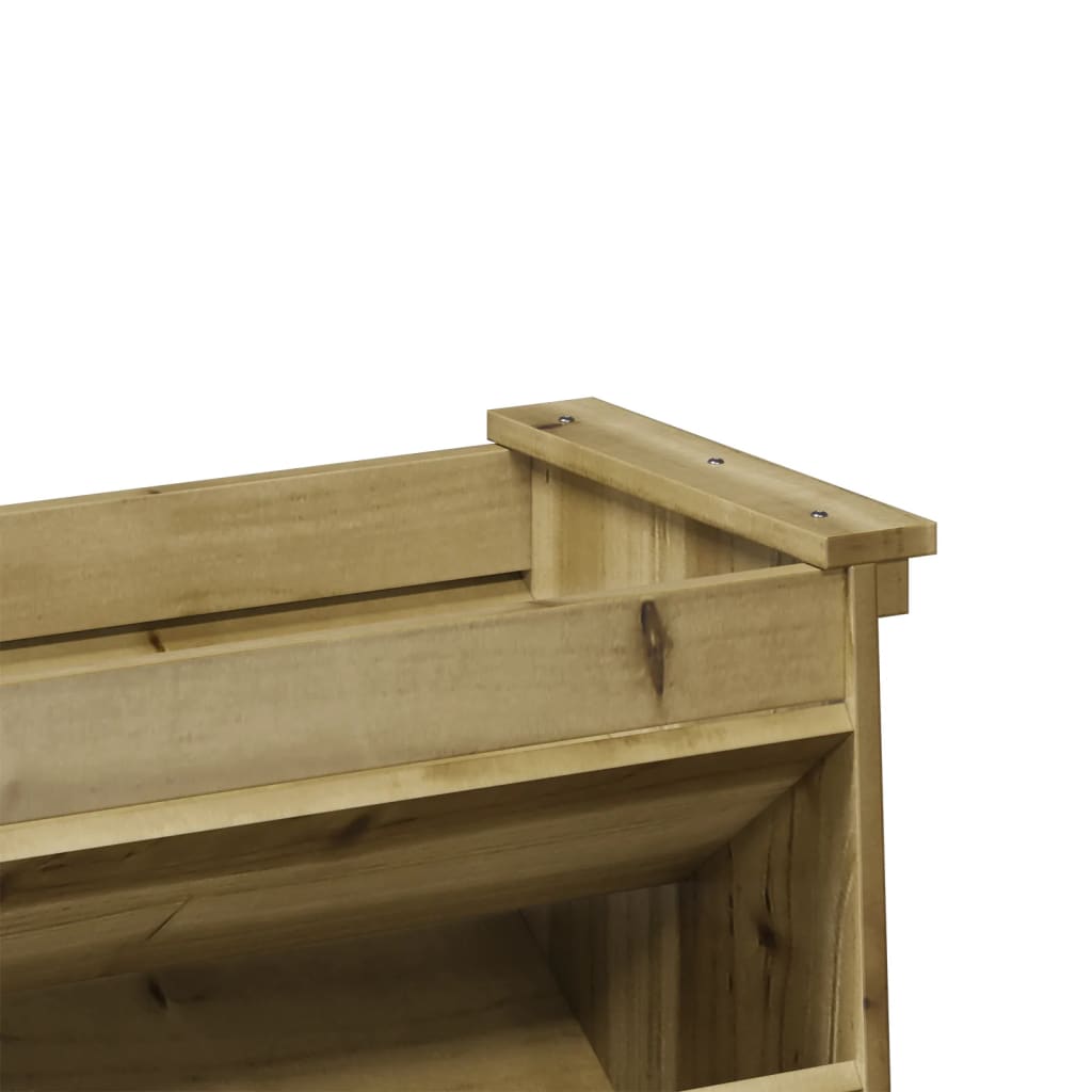 Fioriera per Erbe 6 Ripiani 69x40x101,5cm Legno Impregnato Pino