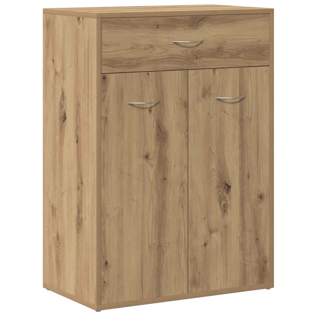 Scarpiera Rovere Artigianale 60x35x84 cm in Legno Multistrato
