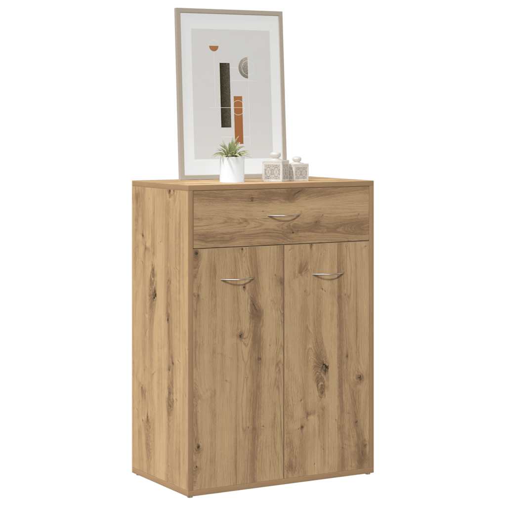 Scarpiera Rovere Artigianale 60x35x84 cm in Legno Multistrato