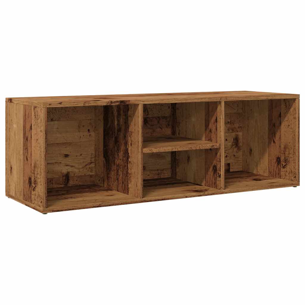 Panchina con Scarpiera Legno Antico 102x35x35 cm in Truciolato