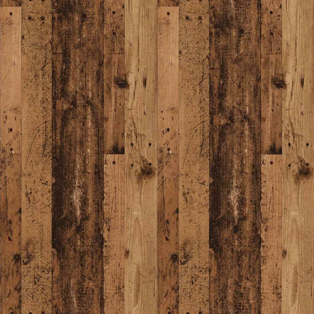 Panchina con Scarpiera Legno Antico 102x35x35 cm in Truciolato