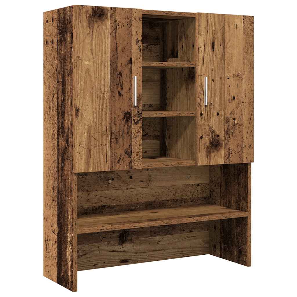 Mobile per Lavatrice Legno Antico 70,5x25,5x90 cm