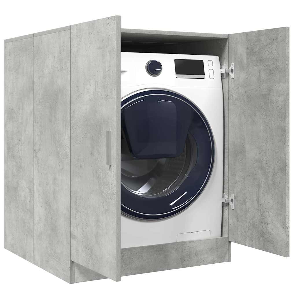 Mobile per Lavatrice Grigio Cemento 70,5x71,5x91,5 cm