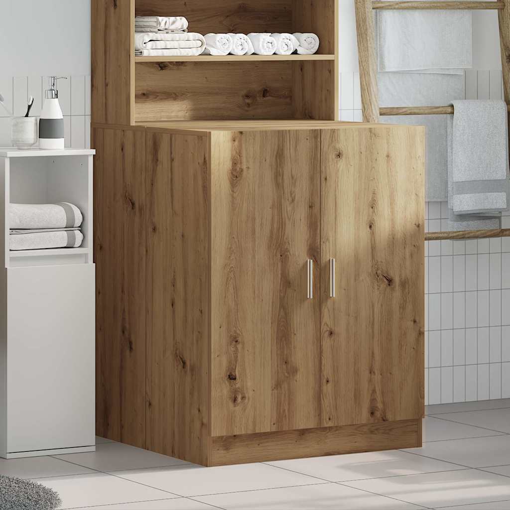 Mobile per Lavatrice Rovere Artigianale 70,5x71,5x91,5 cm