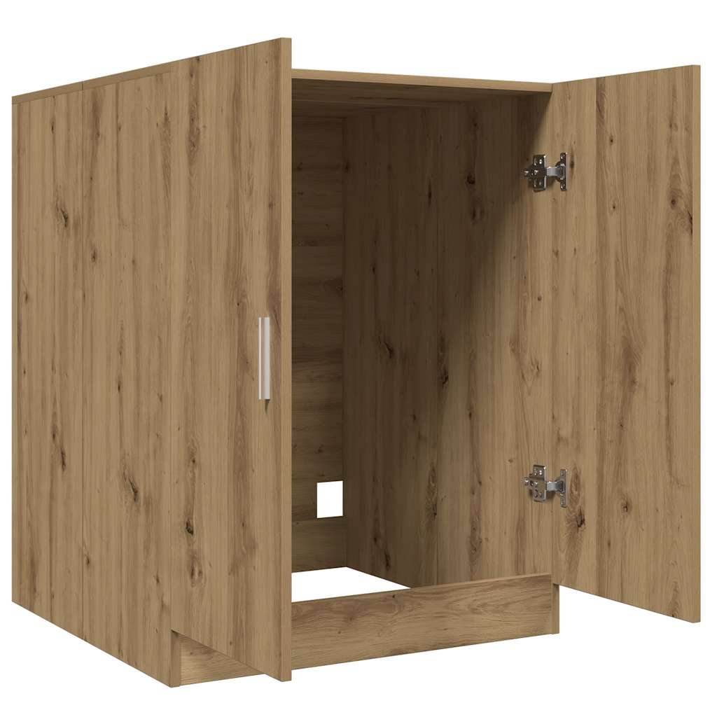 Mobile per Lavatrice Rovere Artigianale 70,5x71,5x91,5 cm
