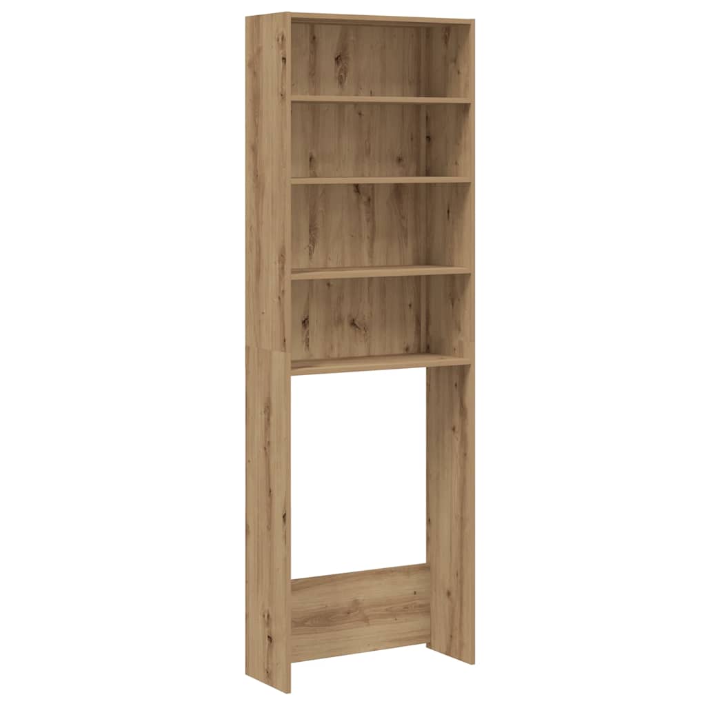 Mobile per Lavatrice Rovere Artigianale 64x24x190 cm
