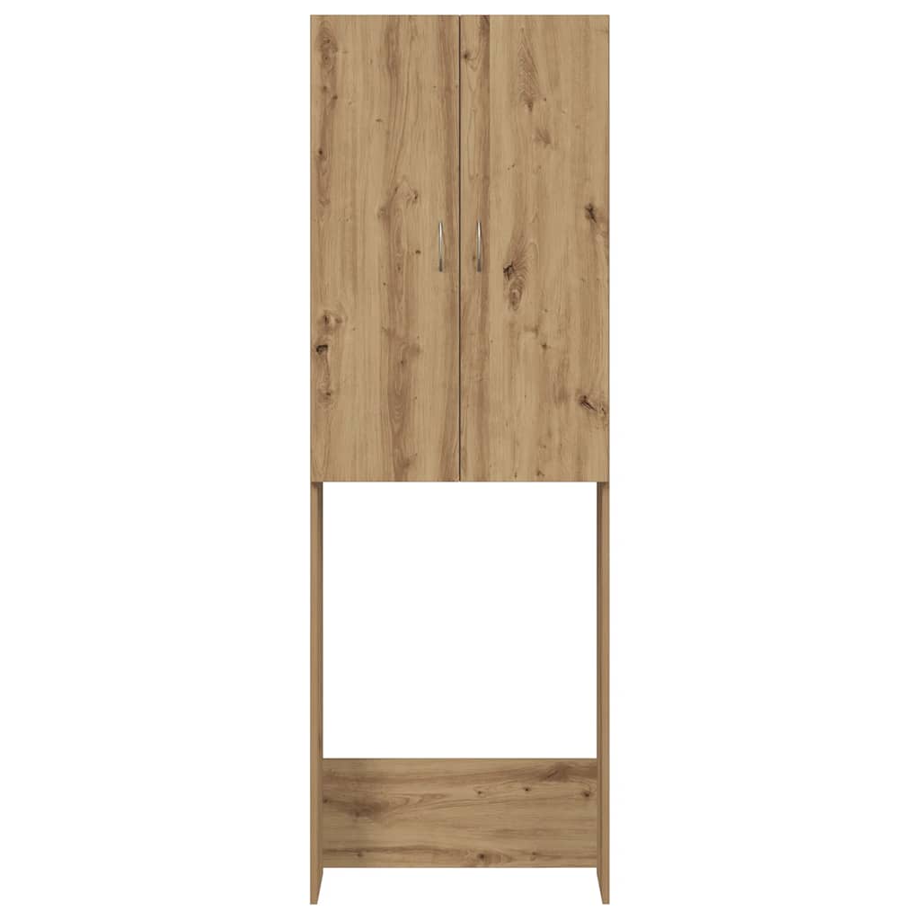 Mobile per Lavatrice Rovere Artigianale 64x25,5x190 cm