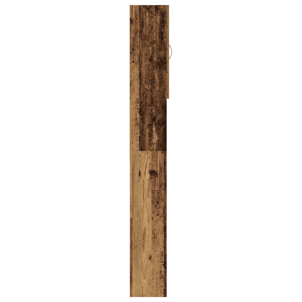 Mobile per Lavatrice Legno Antico 64x25,5x190 cm