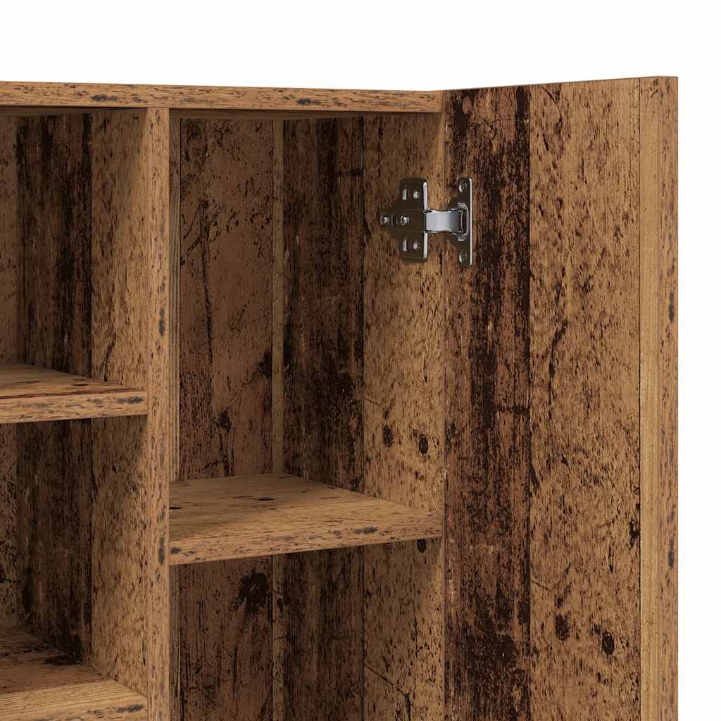 Mobile per Lavatrice Legno Antico 64x25,5x190 cm