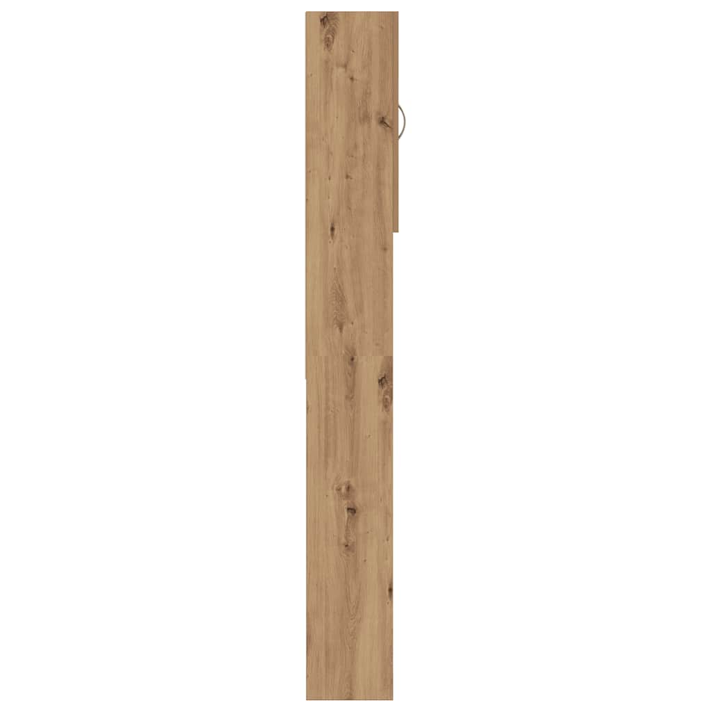 Mobile per Lavatrice Rovere Artigianale 64x25,5x190 cm
