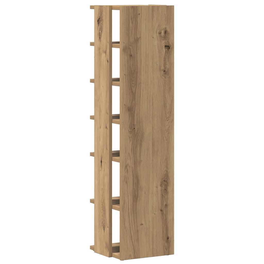 Scarpiere 2 pz Rovere Artigianale 28x27x102 cm in Truciolato