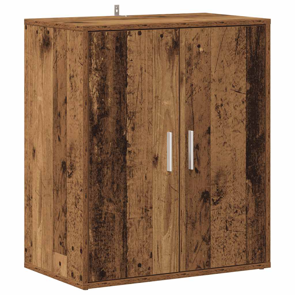 Scarpiera Legno Vecchio 60x35x70 cm in Legno Multistrato
