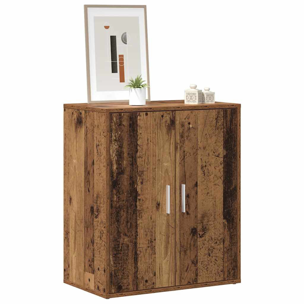 Scarpiera Legno Vecchio 60x35x70 cm in Legno Multistrato