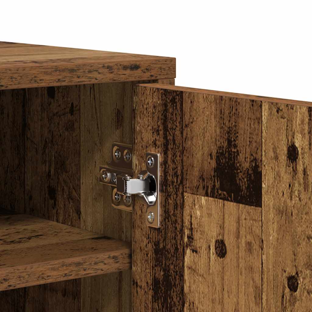 Scarpiera Legno Vecchio 60x35x70 cm in Legno Multistrato