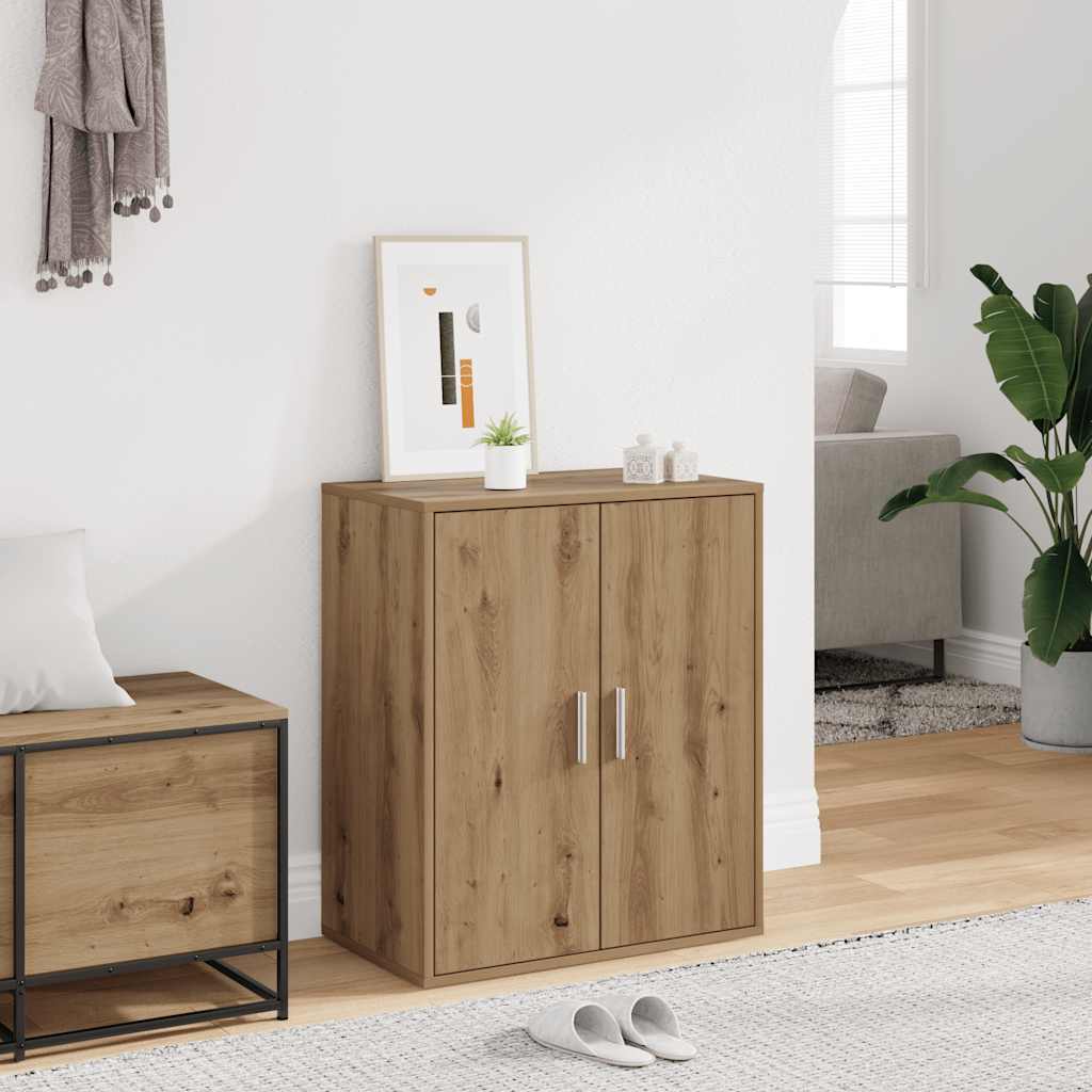 Scarpiera Rovere Artigianale 60x35x70 cm in Legno Multistrato