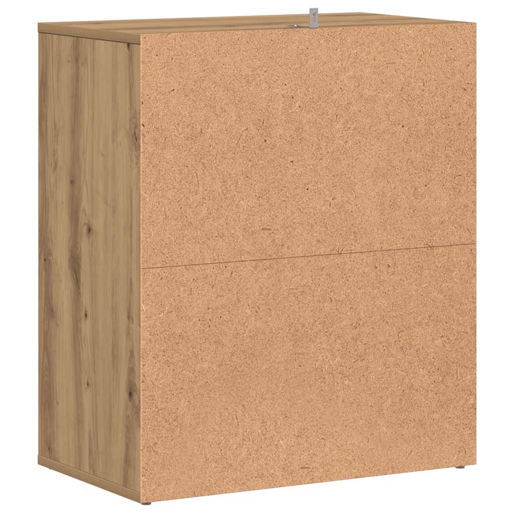 Scarpiera Rovere Artigianale 60x35x70 cm in Legno Multistrato