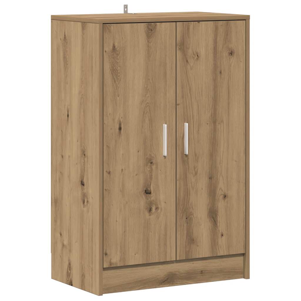 Scarpiera Rovere Artigianale 60x35x92 cm in Legno Multistrato