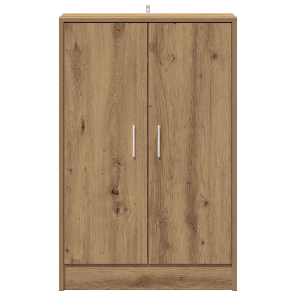 Scarpiera Rovere Artigianale 60x35x92 cm in Legno Multistrato