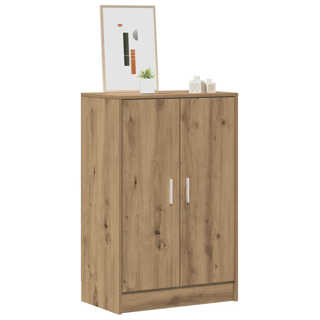 Scarpiera Rovere Artigianale 60x35x92 cm in Legno Multistrato