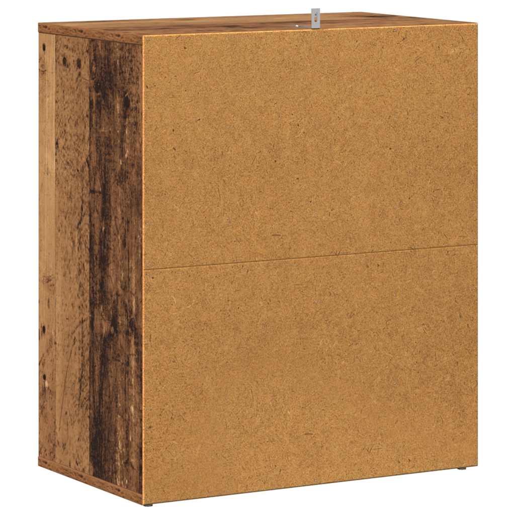 Scarpiera Legno Vecchio 60x35x70 cm in Legno Multistrato