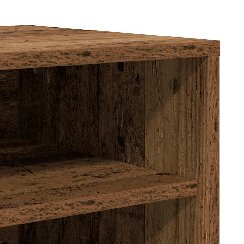 Scarpiera Legno Vecchio 60x35x70 cm in Legno Multistrato