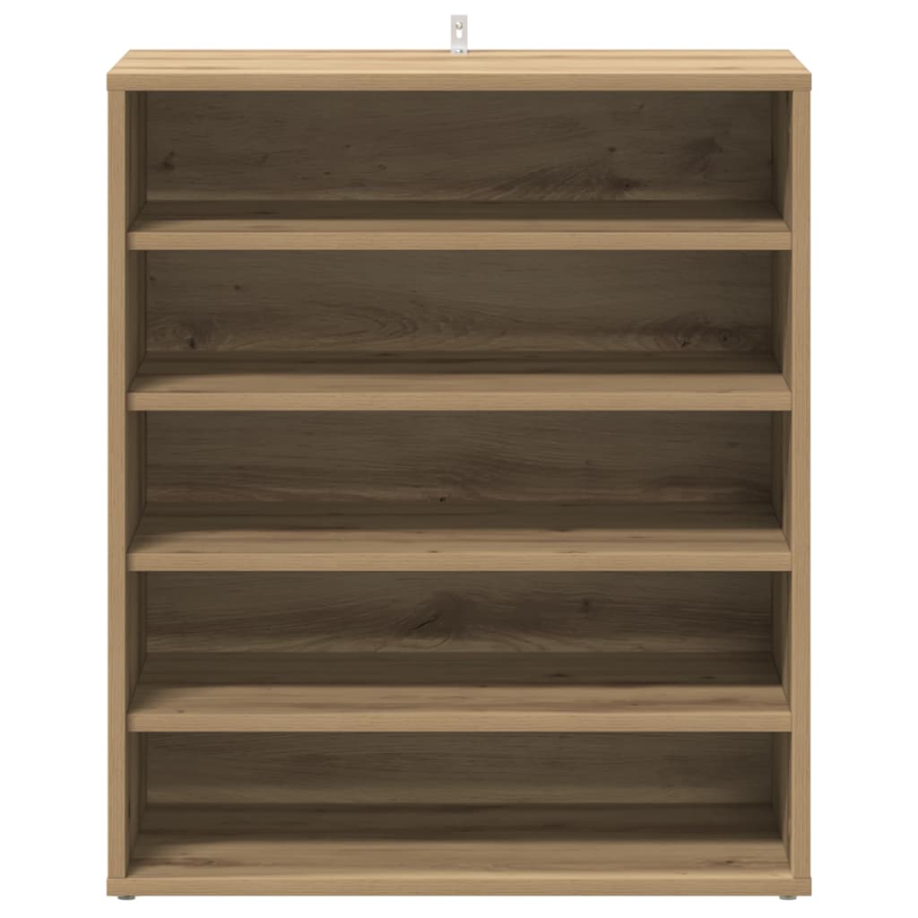 Mobile per scarpe 60 x 35 x 70 cm Rovere Artigianale 5 ripiani