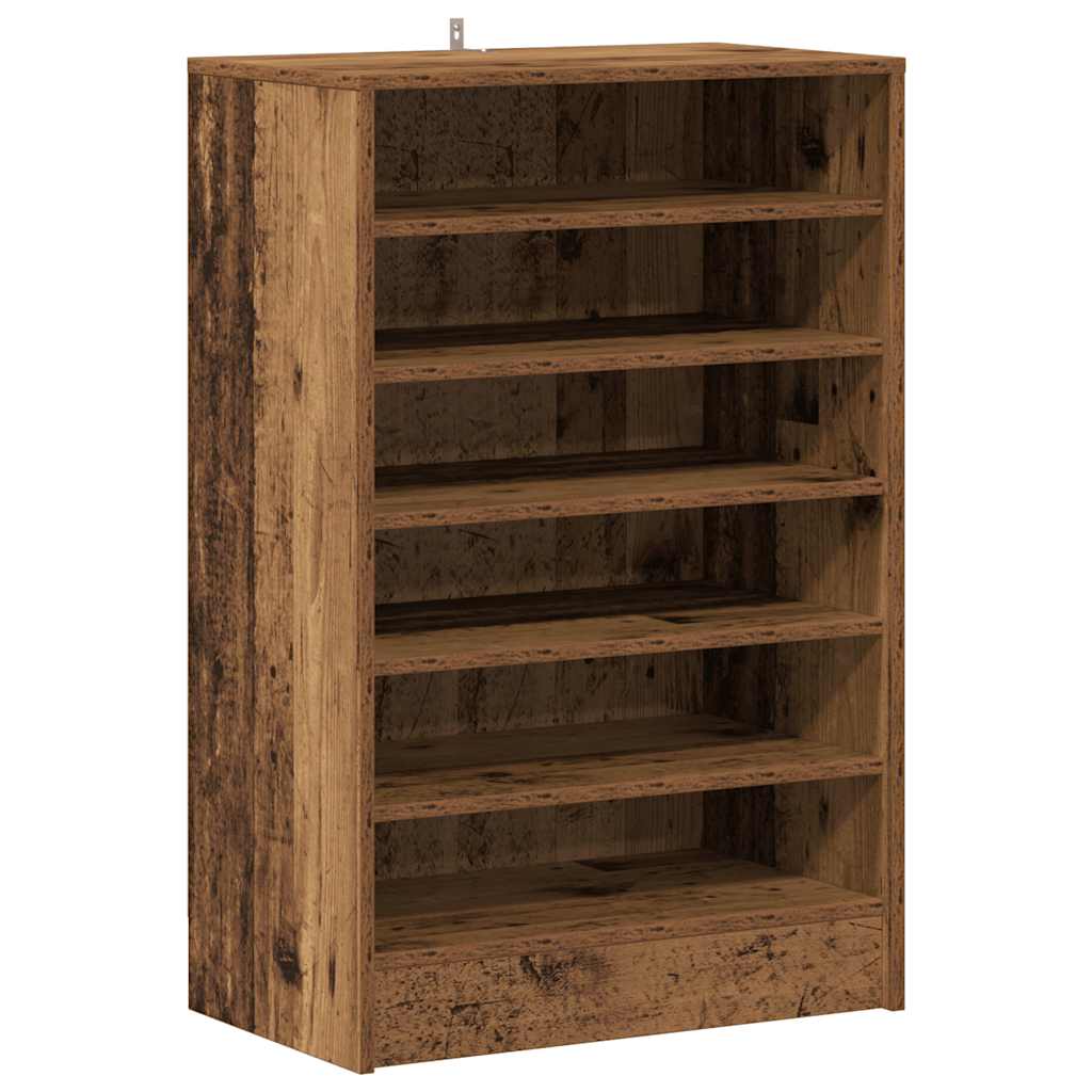 Mobile per scarpe 60 x 35 x 92 cm Legno antico