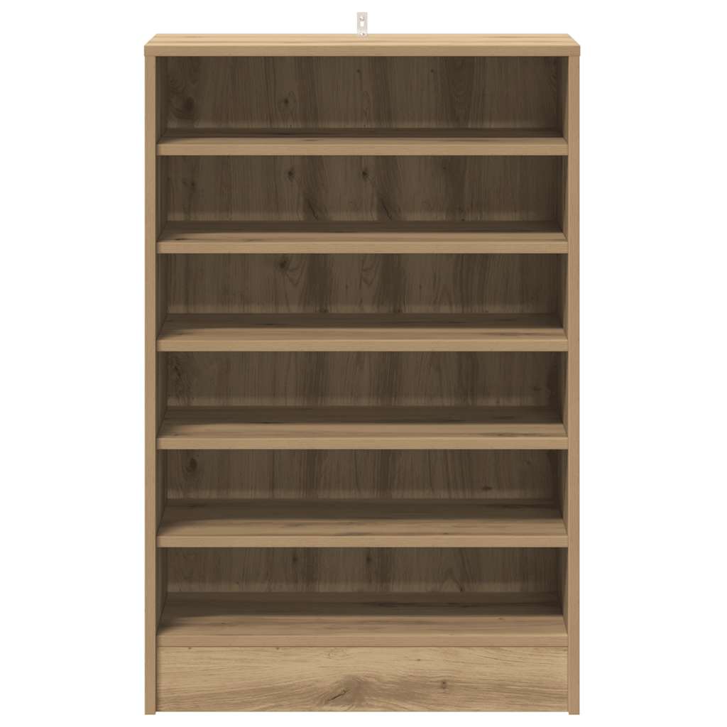 Scarpiera Rovere Artigianale 60x35x92 cm in Legno Multistrato