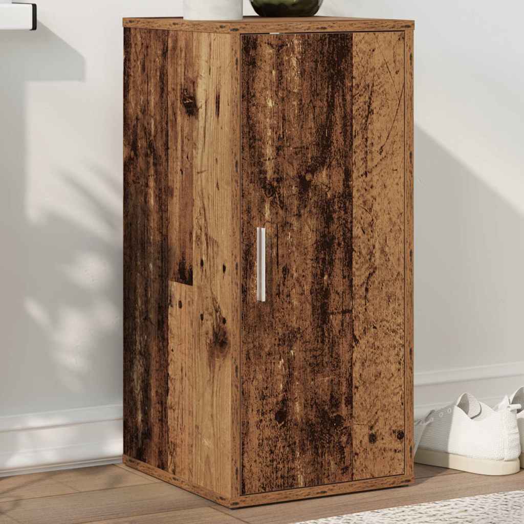 Scarpiera Legno Antico 32x35x70 cm in Truciolato