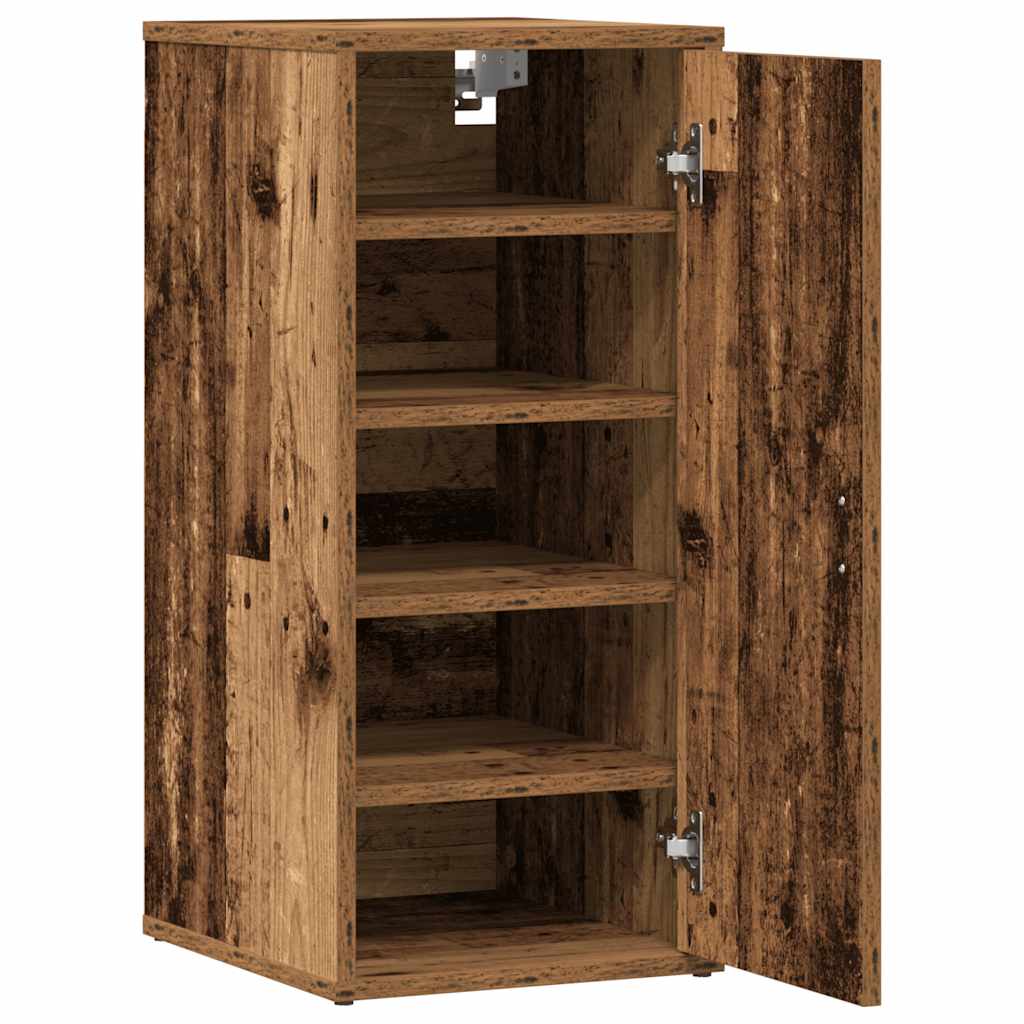 Scarpiera Legno Antico 32x35x70 cm in Truciolato