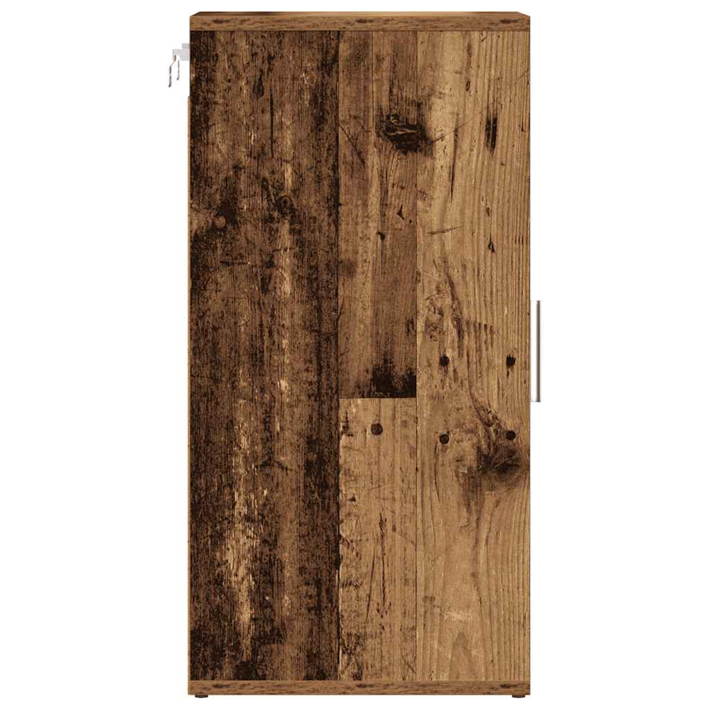 Scarpiera Legno Antico 32x35x70 cm in Truciolato
