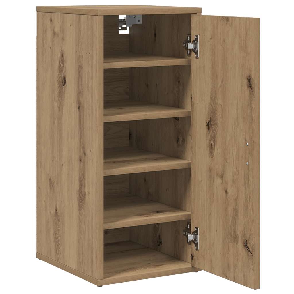 Scarpiere 2 pz Rovere Artigianale 32x35x70 cm in Truciolato