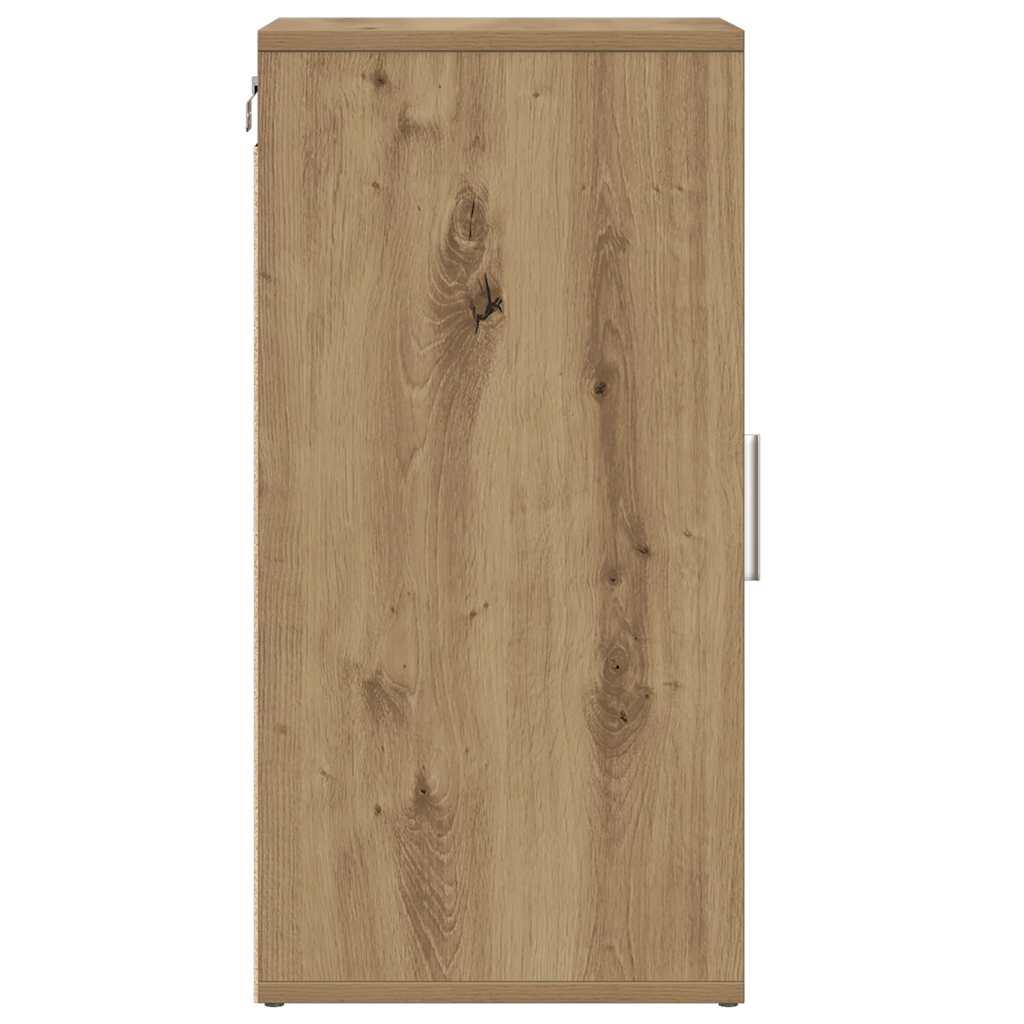Scarpiere 2 pz Rovere Artigianale 32x35x70 cm in Truciolato