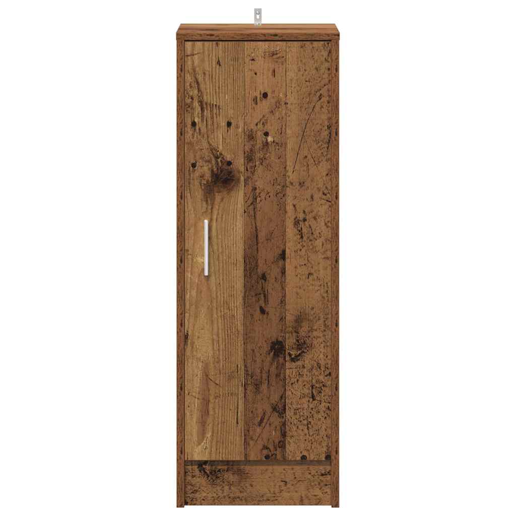 Scarpiera Legno Vecchio 32x35x92 cm in Legno Multistrato