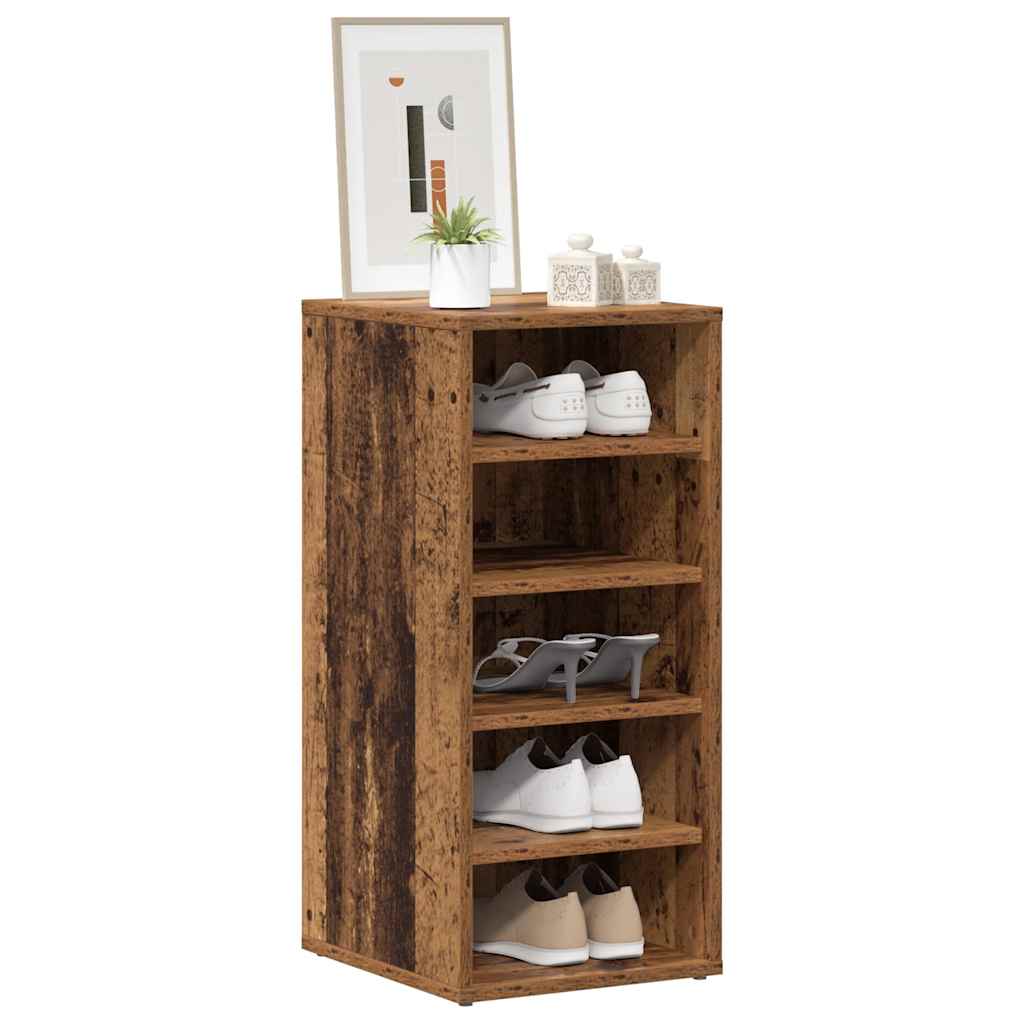 Mobile per scarpe 32 x 35 x 70 cm Legno antico