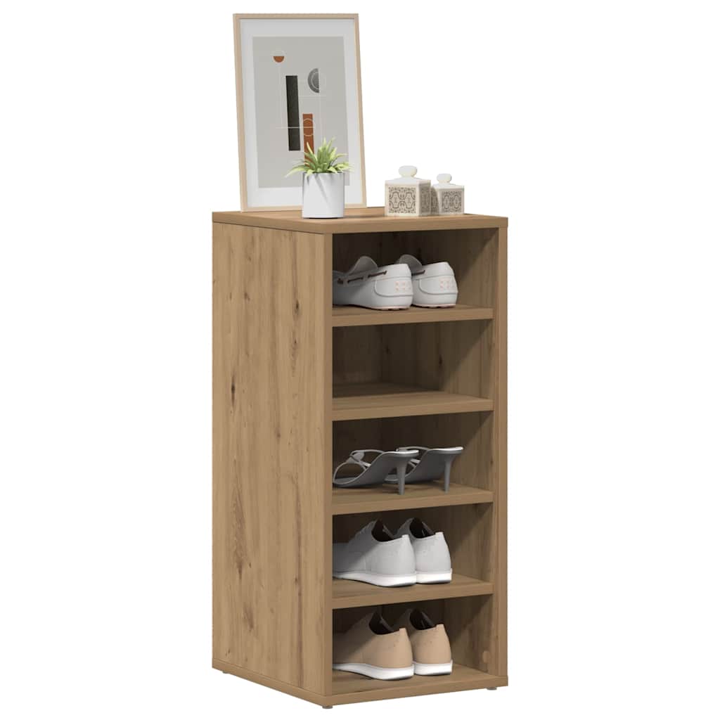 Mobile per scarpe 32 x 35 x 70 cm Rovere Artigianale 5 ripiani