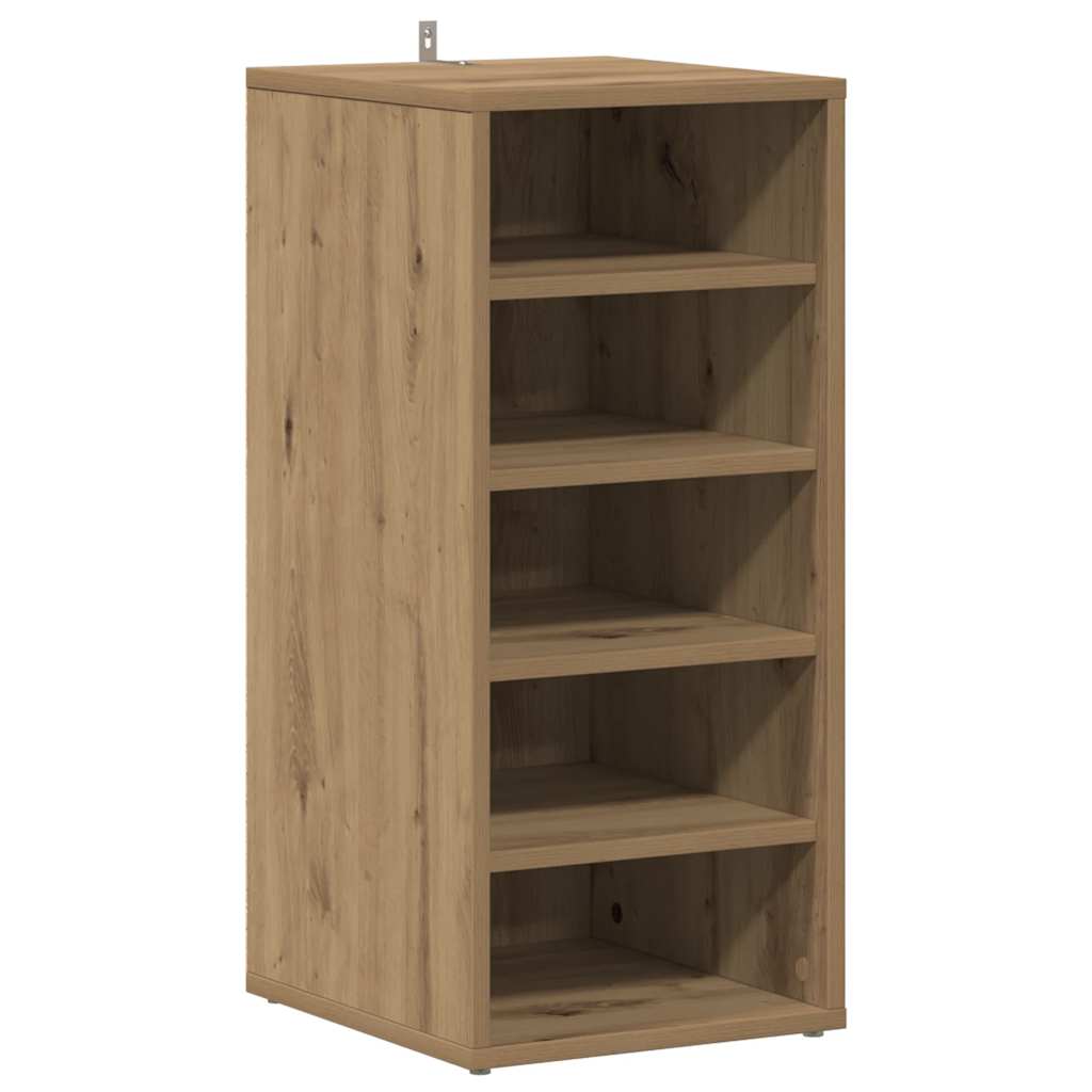 Mobile per scarpe 32 x 35 x 70 cm Rovere Artigianale 5 ripiani