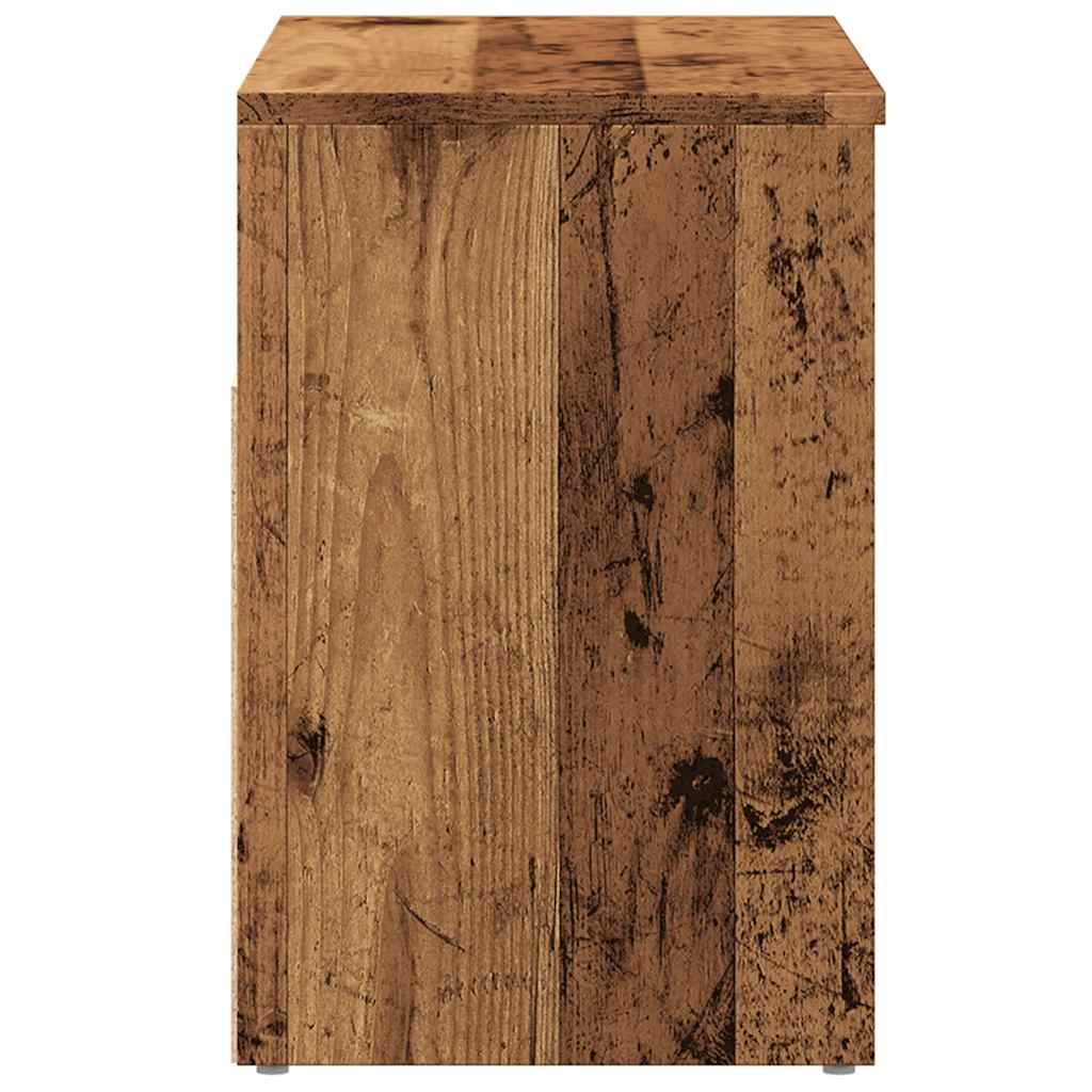 Scarpiera Legno Antico 60x30x45 cm in Legno Multistrato