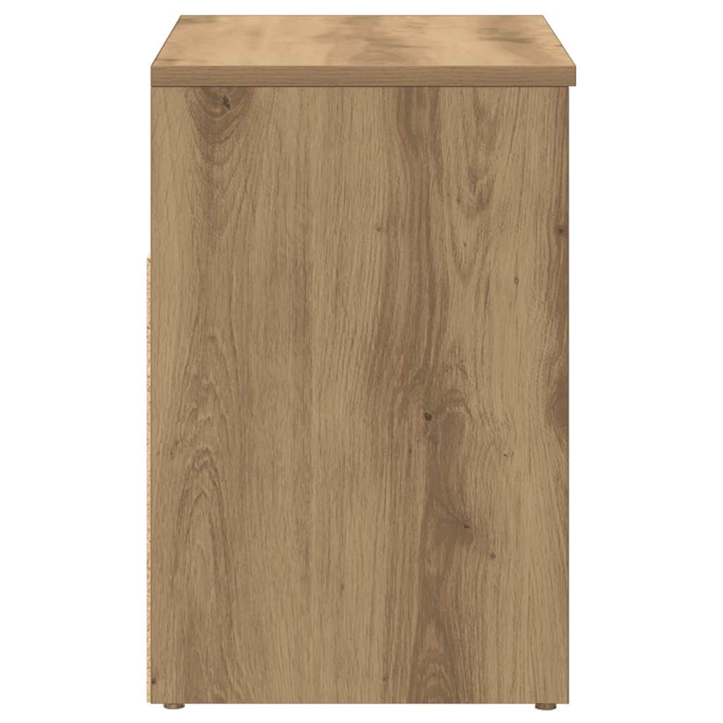 Scarpiera Rovere Artigianale 60x30x45 cm in Legno Multistrato