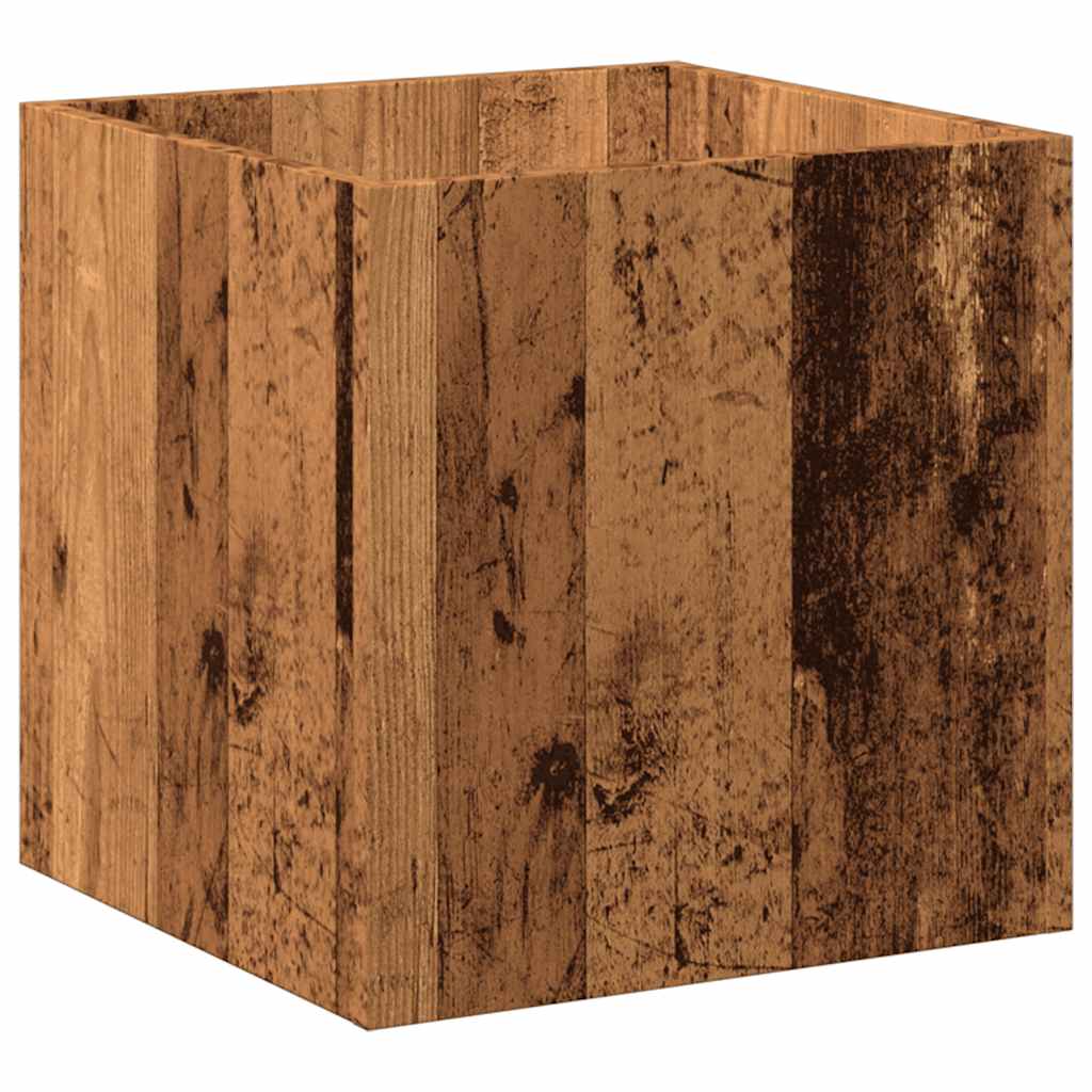 Fioriera Legno Antico 40x40x40 cm in Legno Multistrato