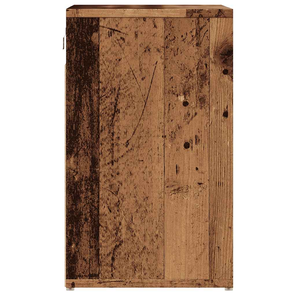 Scarpiera Legno Antico 52x30x50 cm