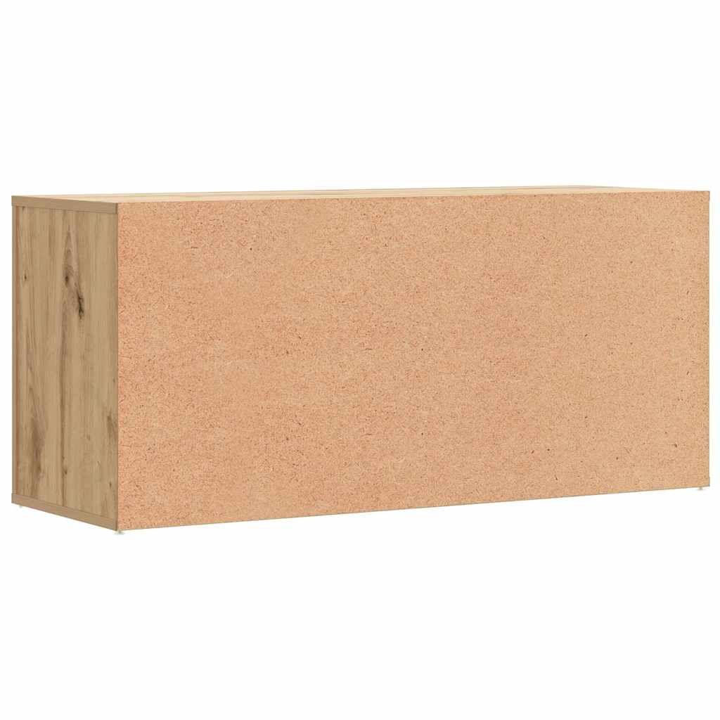 Scarpiera Rovere Artigianale 100x35x45 cm in Truciolato
