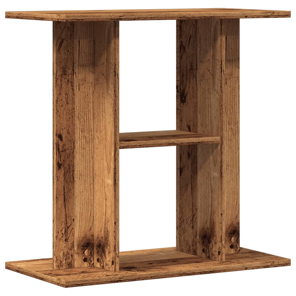 Supporto per acquario in legno antico 60x30x60 cm in legno ingegnerizzato