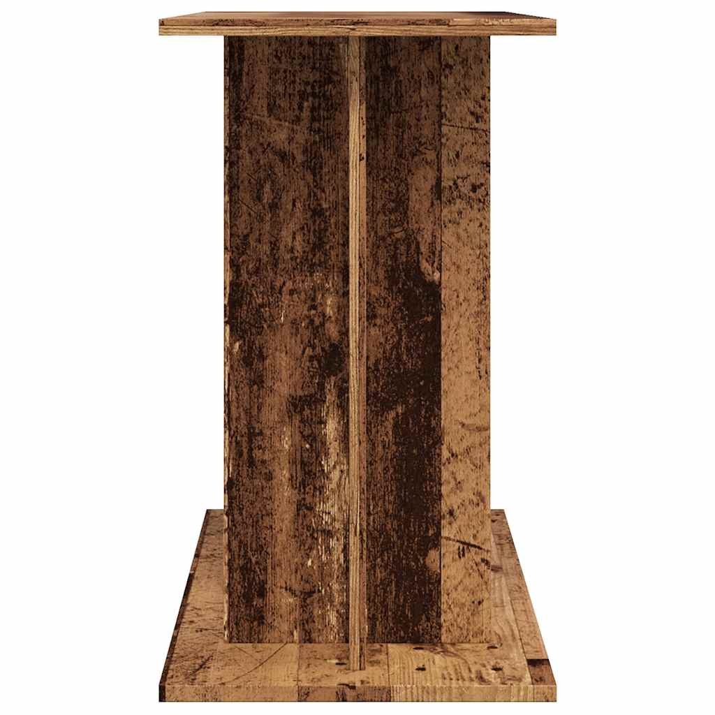Supporto per acquario in legno antico 80x35x60 cm in legno ingegnerizzato
