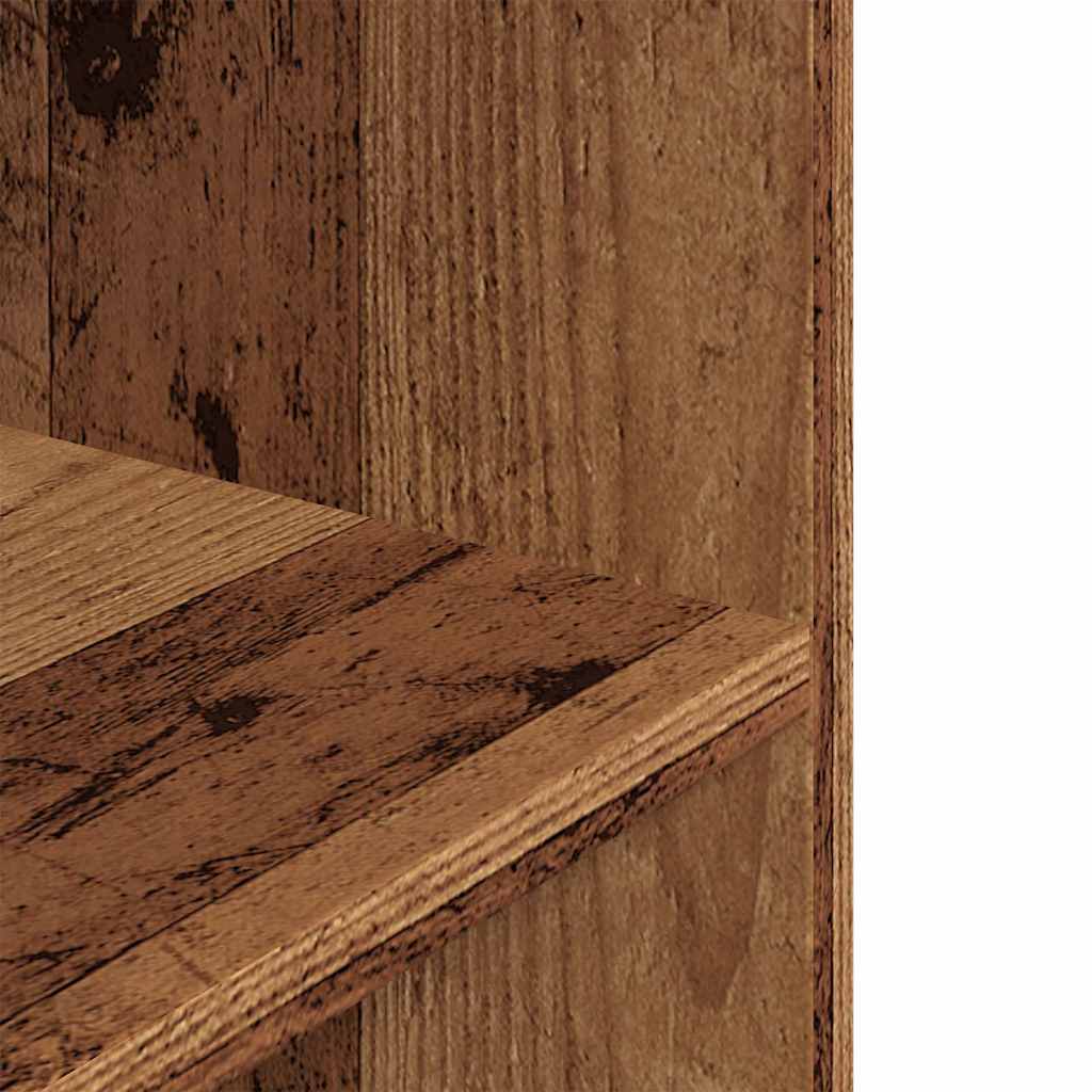 Supporto per acquario in legno antico 80x35x60 cm in legno ingegnerizzato