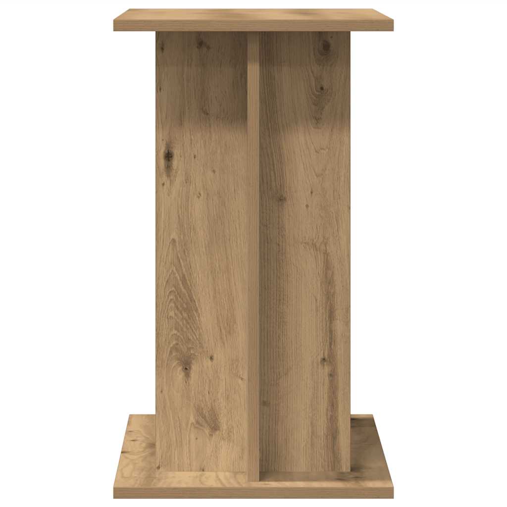 Supporto per acquario artigianale in rovere 80x35x60 cm in legno ingegnerizzato