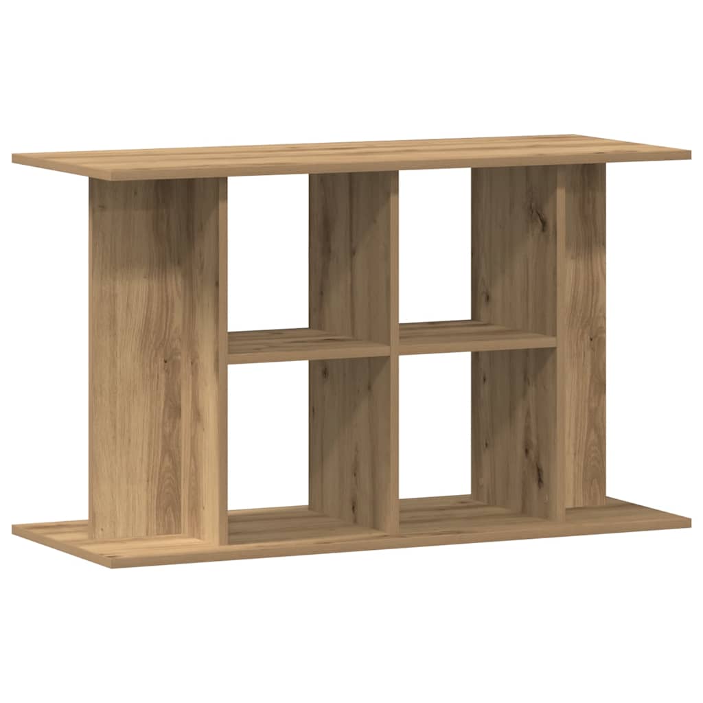 Supporto per acquario artigianale in rovere 100x40x60 cm in legno ingegnerizzato