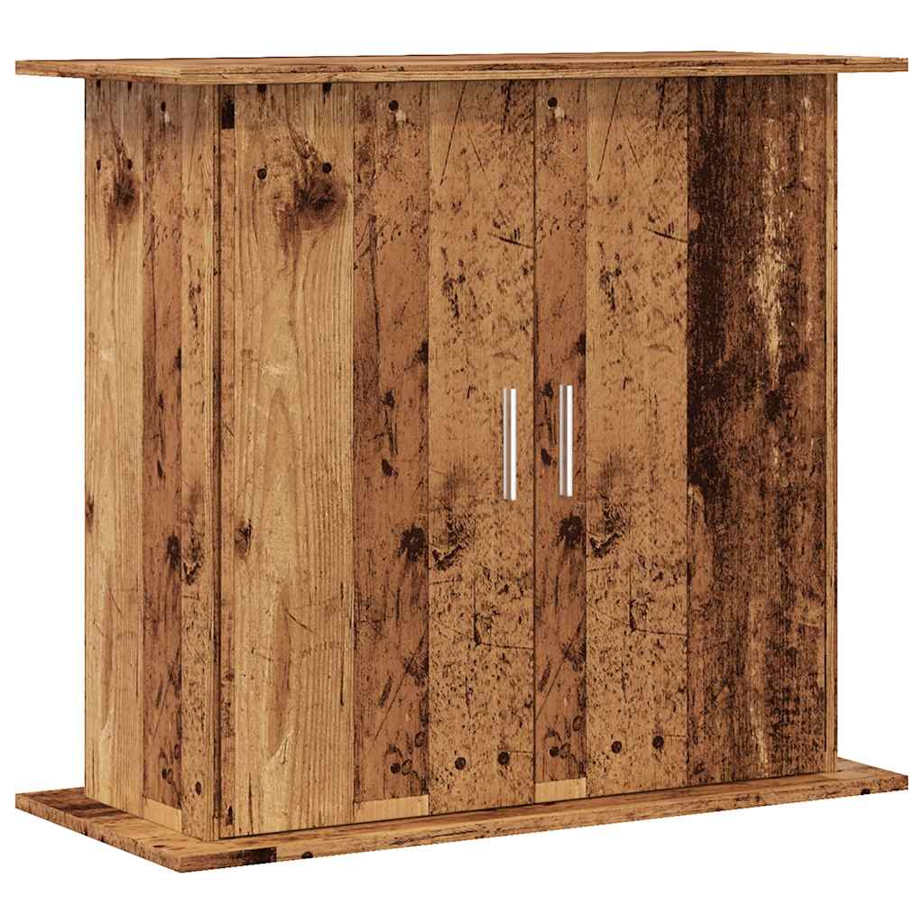 Supporto Acquario 81x36x73 cm in Legno Multistrato Legno Antico