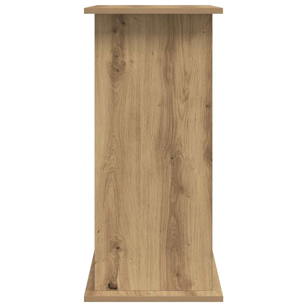 Supporto per acquario artigianale in rovere 81x36x73 cm in legno ingegnerizzato
