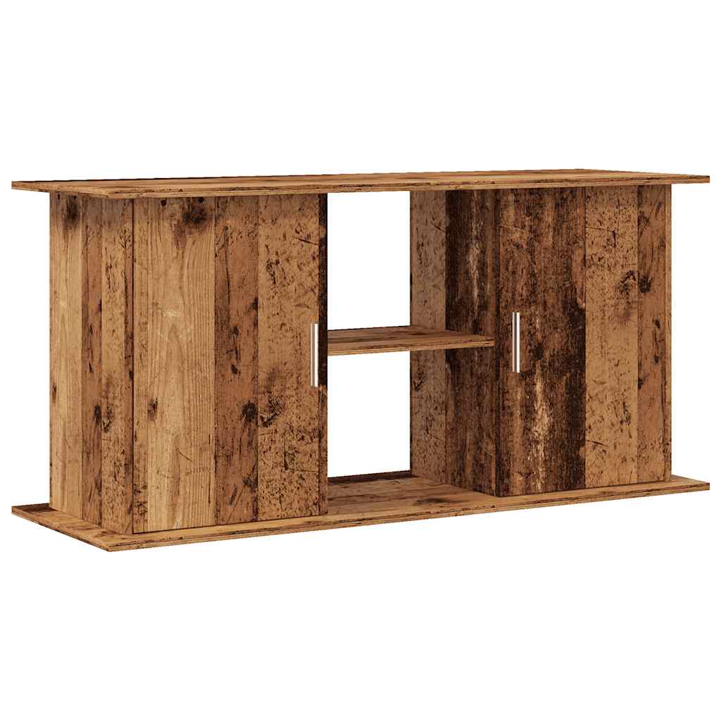Supporto Acquario 121x41x58cm in Legno Multistrato Legno Antico
